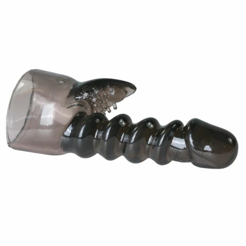 EasyToys Spiral Wand Attachment nasadka spiralna czarna EasyToys Spiral Wand Attachment nasadka spiralna czarna