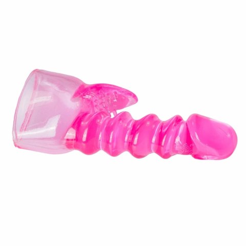 EasyToys Spiral Wand Attachment rożowy - nakładka spiralna do masażera EasyToys Spiral Wand Attachment rożowy - nakładka spiralna do masażera