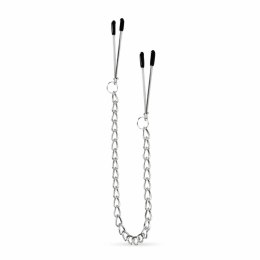 EasyToys Tweezers - Regulowane klamry z łańcuszkiem do ciała, metalowe