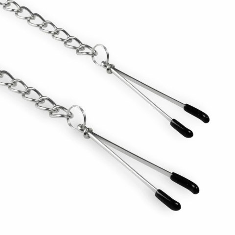 EasyToys Tweezers - Regulowane klamry z łańcuszkiem do ciała, metalowe EasyToys Tweezers - Regulowane klamry z łańcuszkiem do ciała, metalowe