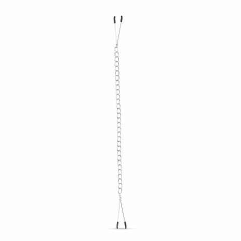 EasyToys Tweezers - Regulowane klamry z łańcuszkiem do ciała, metalowe EasyToys Tweezers - Regulowane klamry z łańcuszkiem do ciała, metalowe