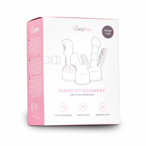 EasyToys Wand Attachment Clear - Nakładka anatomiczna do masażera EasyToys Wand Attachment Clear - Nakładka anatomiczna do masażera