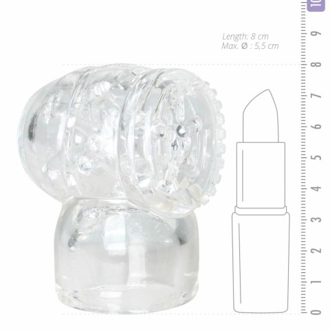 EasyToys Wand Attachment Clear - Nakładka anatomiczna do masażera EasyToys Wand Attachment Clear - Nakładka anatomiczna do masażera