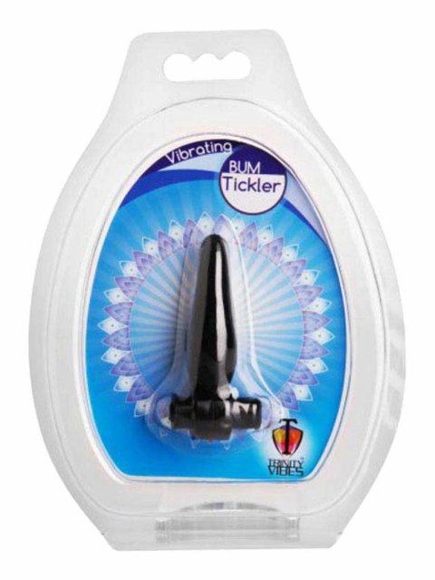 Master Series Bum Tickler Mini Czarny Wibrujący Korek 6,5 cm TPR Master Series Bum Tickler Mini Czarny Wibrujący Korek 6,5 cm TPR