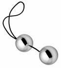 XR Brands Sterling Grey kulki treningowe Kegel stalowo-szare