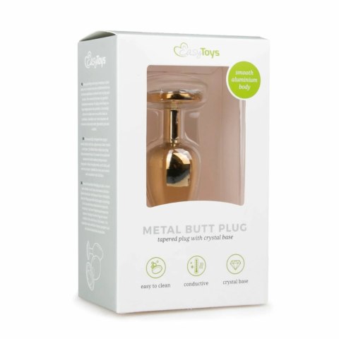 Rimba Aluminium Plug Kryształowy Dekoracyjny Rozmiar L Srebrny Rimba Aluminium Plug Kryształowy Dekoracyjny Rozmiar L Srebrny