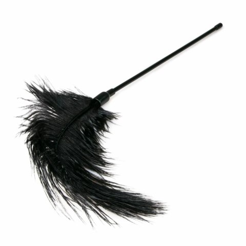 Rimba Feather Tickler czarny miękki piorko do masażu 37 cm Rimba Feather Tickler czarny miękki piorko do masażu 37 cm
