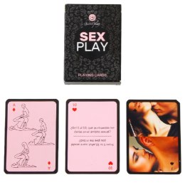 Secret Play Karty do Gry Partnerskiej 55 kart ES/EN Edycja Międzynarodowa