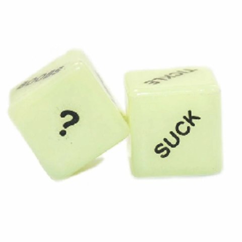 Shots Toys Glowing Dice zestaw świecących kostek do gry dla par Shots Toys Glowing Dice zestaw świecących kostek do gry dla par