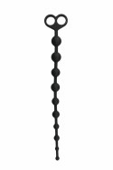 Sinner Gear Długie Koraliki Anatomiczne Black 10-elementowe