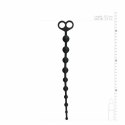 Sinner Gear Długie Koraliki Anatomiczne Black 10-elementowe