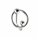 Sinner Gear Pierścieniowy model intymny z metalowym ogranicznikiem 8 mm
