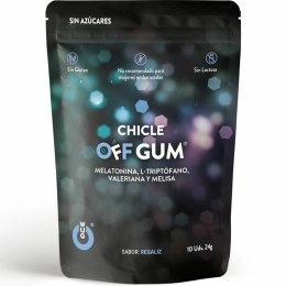 WUG GUM Relax - Guma funkcjonalna z melatoniną, miętowa, 10 szt.