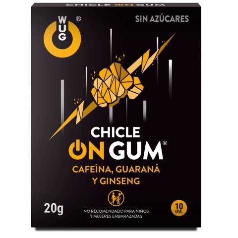 WUG GUM Żeń-szeń Guarana Kofeina Guma Energetyczna 10 szt. WUG GUM Żeń-szeń Guarana Kofeina Guma Energetyczna 10 szt.