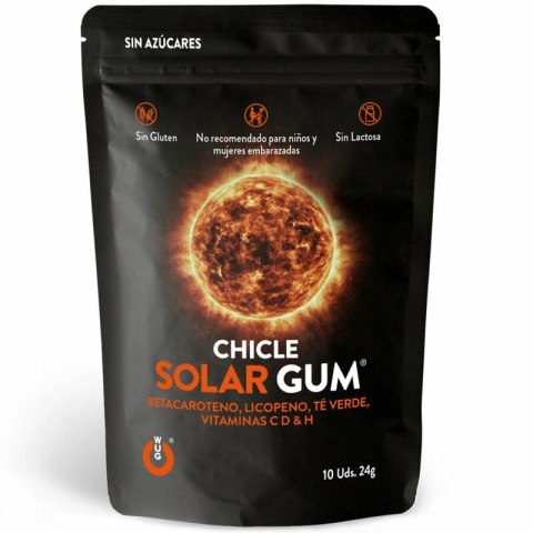 WUG Gum Solar - Guma do żucia z betakarotenem i witaminami, 10 szt. WUG Gum Solar - Guma do żucia z betakarotenem i witaminami, 10 szt.
