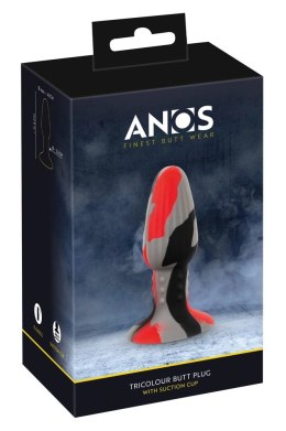 ANOS Triple Colour silikonowy anatomiczny korek z rowkami 11,5 cm