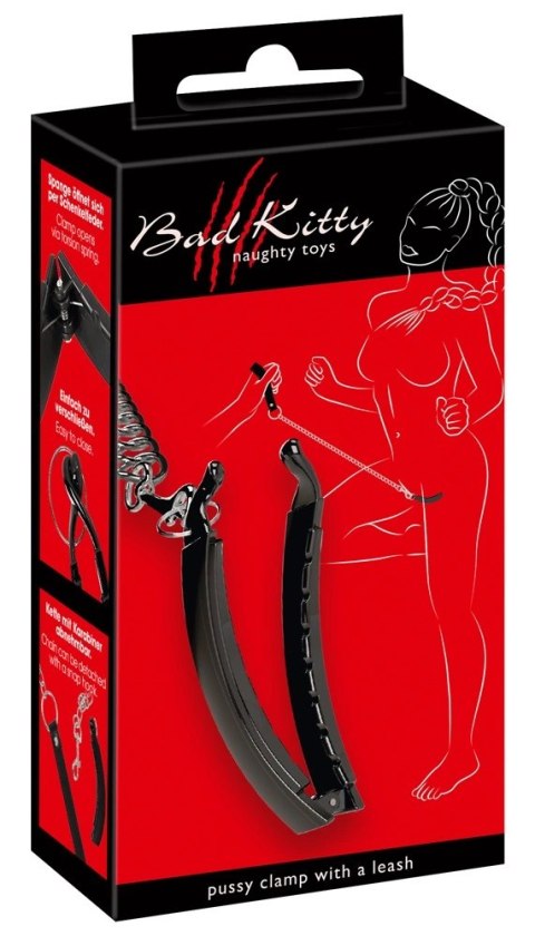 Bad Kitty - Model z anatomicznym zaciskiem i łańcuszkiem, 85,5 cm Bad Kitty - Model z anatomicznym zaciskiem i łańcuszkiem, 85,5 cm