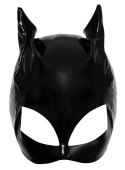 Black Level maska vinylowa z uszami kota czarna S-L poliuretan