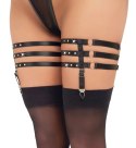 Cottelli Accessoires Pas do Pończoch L/XL, Potrojne Paski, Regulowany