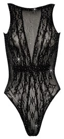 Cottelli Collection Fantasy Body z Kryształkami Czarny S-L
