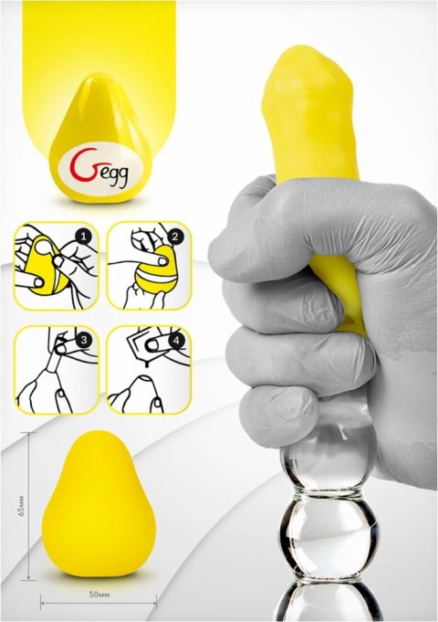 Gvibe Gegg - silikonowa kapsuła intymna TPE, elastyczna struktura 3D Gvibe Gegg - silikonowa kapsuła intymna TPE, elastyczna struktura 3D