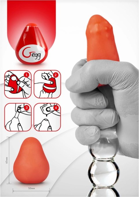 Gvibe Gegg - silikonowa maszyna intymna TPE, elastyczna struktura 3D Gvibe Gegg - silikonowa maszyna intymna TPE, elastyczna struktura 3D