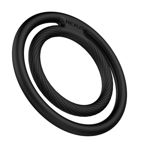 Nexus Double Ring silikonowy pierścień elastyczny uniwersalny Nexus Double Ring silikonowy pierścień elastyczny uniwersalny