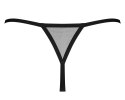 Obsessive Novenes XL/2XL - Stringi bez przeszycia z rożowym akcentem