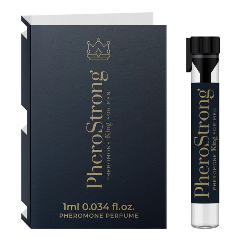 PheroStrong King for Men perfumy z feromonami drzewne 1 ml PheroStrong King for Men perfumy z feromonami drzewne 1 ml