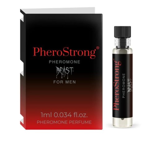 PheroStrong Pheromone Beast for Men 1ml - drzewny zapach z cytrusową nutą PheroStrong Pheromone Beast for Men 1ml - drzewny zapach z cytrusową nutą