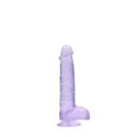 RealRock Crystal Clear 17 cm model anatomiczny z mocną przyssawką