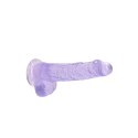 RealRock Crystal Clear 17 cm model anatomiczny z mocną przyssawką