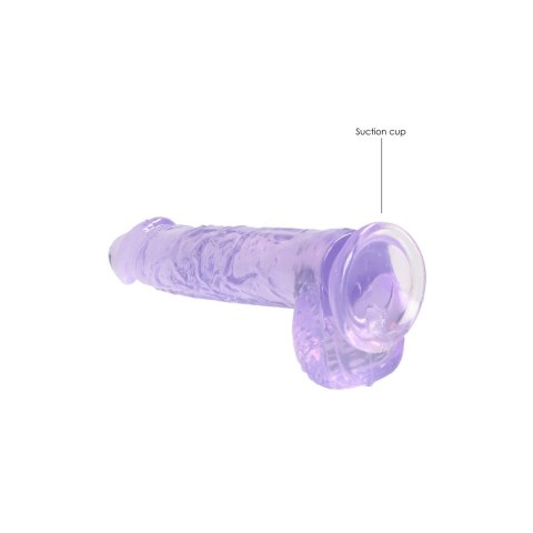 RealRock Crystal Clear 17 cm model anatomiczny z mocną przyssawką RealRock Crystal Clear 17 cm model anatomiczny z mocną przyssawką
