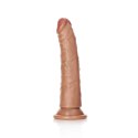 RealRock Model Slim 15,5 cm - elastyczny z przyssawką, kolor naturalny