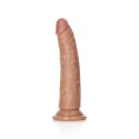 RealRock Model Slim 15,5 cm - elastyczny z przyssawką, kolor naturalny