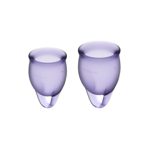 Satisfyer Feel Confident zestaw kubeczkow menstruacyjnych 15 ml + 20 ml Satisfyer Feel Confident zestaw kubeczkow menstruacyjnych 15 ml + 20 ml