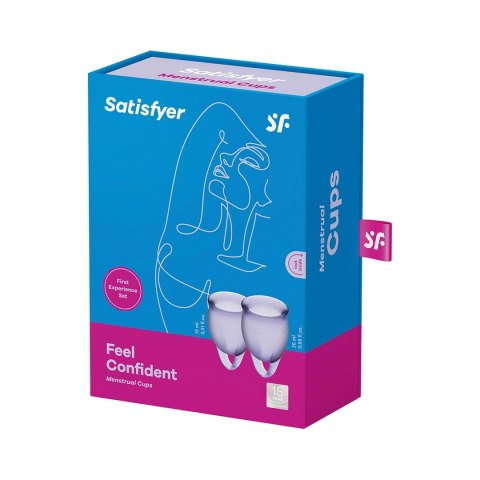 Satisfyer Feel Confident zestaw kubeczkow menstruacyjnych 15 ml + 20 ml Satisfyer Feel Confident zestaw kubeczkow menstruacyjnych 15 ml + 20 ml