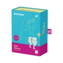 Satisfyer Feel - kompaktowy model z wibrującą końcowką i nasadką