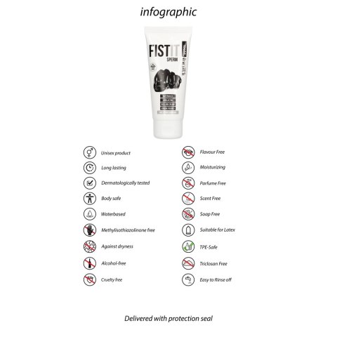 Shots Fist It Professional żel nawilżający wodny 100 ml Shots Fist It Professional żel nawilżający wodny 100 ml