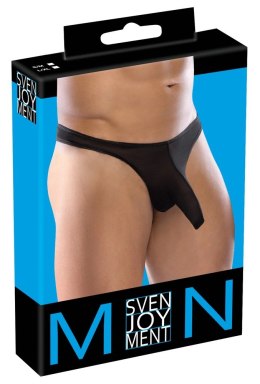 Svenjoyment męskie majtki siateczkowe bez tyłu z kieszenią L/XL czarne