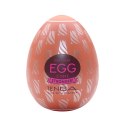 Tenga Egg Cone II - elastyczny model intymny, brązowy, 70 mm