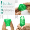 Tenga UNI Emerald - Uniwersalny elastyczny rękaw intymny 6 cm TPE