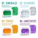 Tenga UNI Emerald - Uniwersalny elastyczny rękaw intymny 6 cm TPE