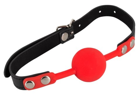 Bad Kitty Czerwony Knebel Silikonowy z Regulacją 42-58 cm Bad Kitty Czerwony Knebel Silikonowy z Regulacją 42-58 cm
