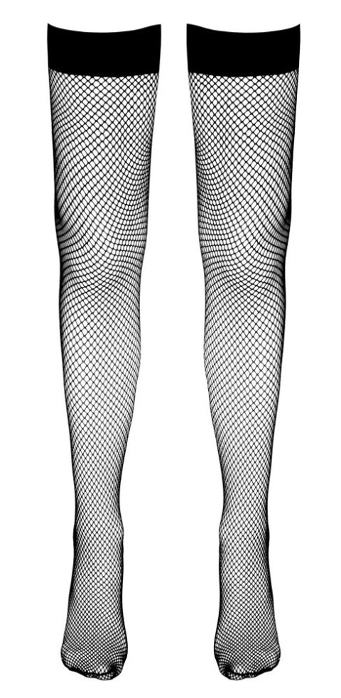 Cottelli LEGWEAR Pończochy kabaretki czarne M z silikonową opaską Cottelli LEGWEAR Pończochy kabaretki czarne M z silikonową opaską