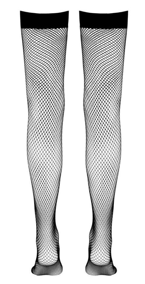 Cottelli LEGWEAR Pończochy kabaretki czarne M z silikonową opaską Cottelli LEGWEAR Pończochy kabaretki czarne M z silikonową opaską