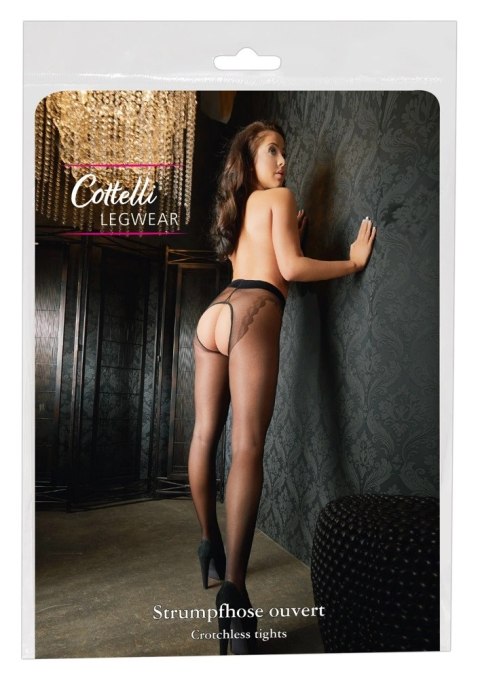 Cottelli LEGWEAR rajstopy 20 den bezszwowe z otwartą częścią kroczową Cottelli LEGWEAR rajstopy 20 den bezszwowe z otwartą częścią kroczową
