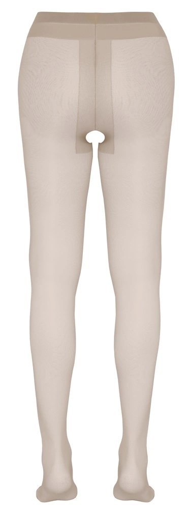 Cottelli LEGWEAR rajstopy beżowe satynowe z otwartą częścią S Cottelli LEGWEAR rajstopy beżowe satynowe z otwartą częścią S