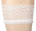 Cottelli Legwear Białe Pończochy Koronka 17DEN M OekoTex