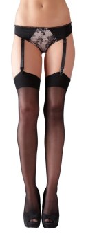 Cottelli Legwear Pończochy Klasyczne Czarne 20 den Gładkie do Pasa